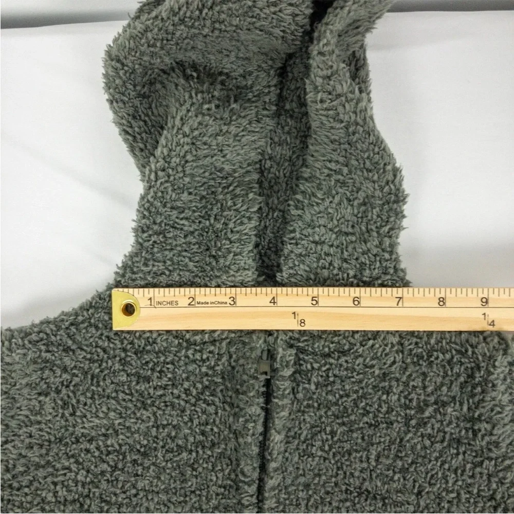 Skims Cozy Knit Jumpsuit Kids Size‎ 8/10 Gray One Piece Pajamas Loungewear